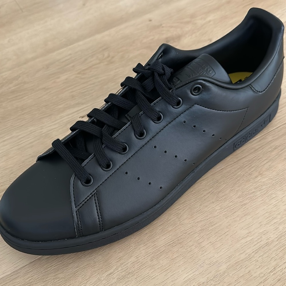 Adidas - Stan Smith size 13 Black Originals. Custom Columbus Crew MLS